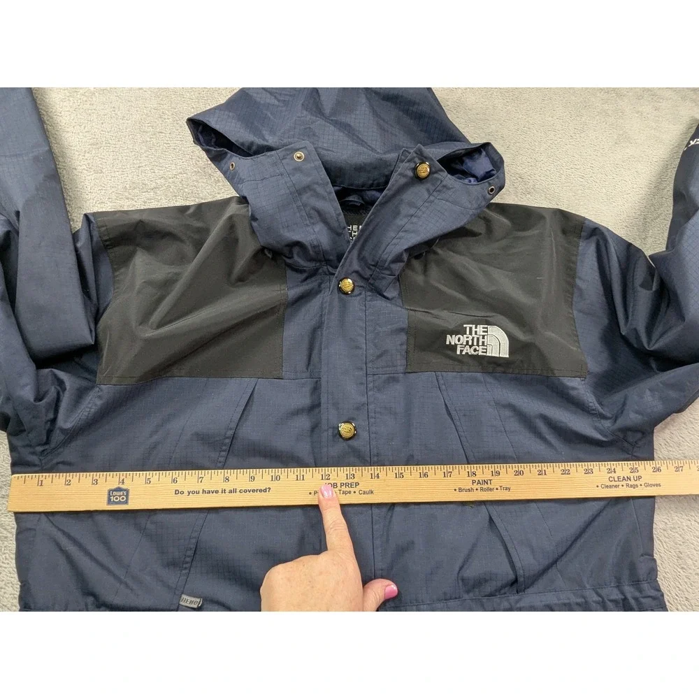 The North Face Gore-Tex Mountain Jacket Navy Blue Black Ripstop Shell Mens